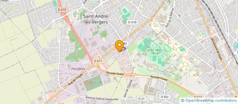 localisation de l'entreprise H'NET  SAINT-ANDRE-LES-VERGERS