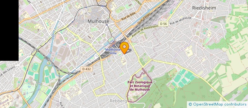 localisation de l'entreprise H. NORTMANN à MULHOUSE