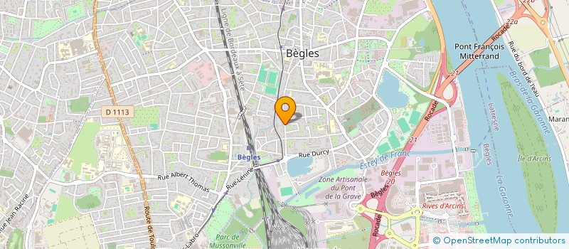 localisation de l'entreprise H-NU à BEGLES