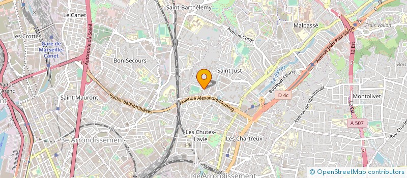 localisation de l'entreprise H&O 3D à MARSEILLE