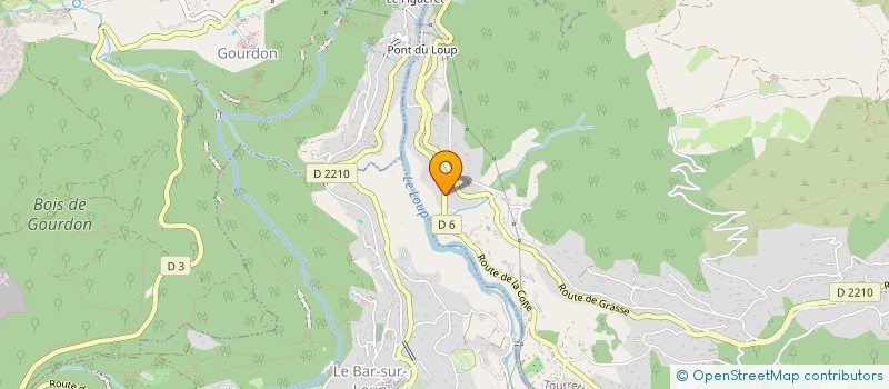 localisation de l'entreprise H&O IMMOBILIER à TOURRETTES-SUR-LOUP