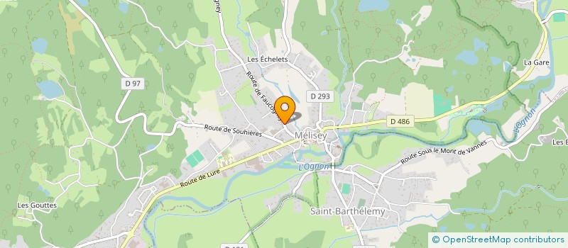 localisation de l'entreprise H&O INVEST  MELISEY