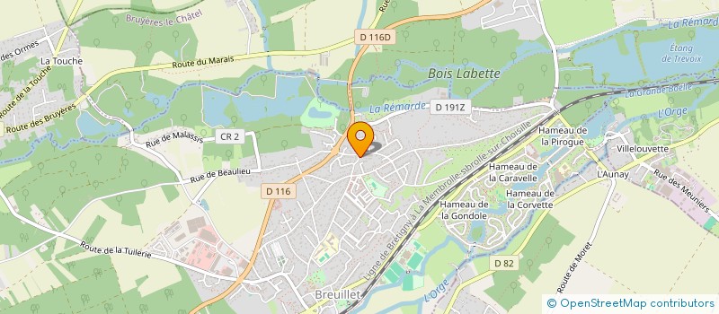 localisation de l'entreprise H.O.M BBQ COMPANY  BREUILLET