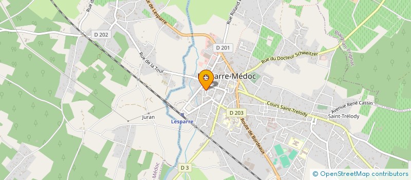 localisation de l'entreprise H.O.P.E ASSOCIATION LESPARRE  LESPARRE-MEDOC