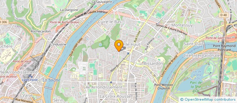 localisation de l'entreprise H & O SCANDINAVIA  CALUIRE-ET-CUIRE