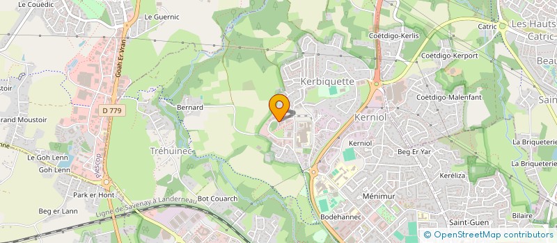 localisation de l'entreprise H-OCEALAB à VANNES