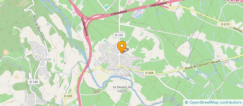 localisation de l'entreprise H&P 34  CEYRAS