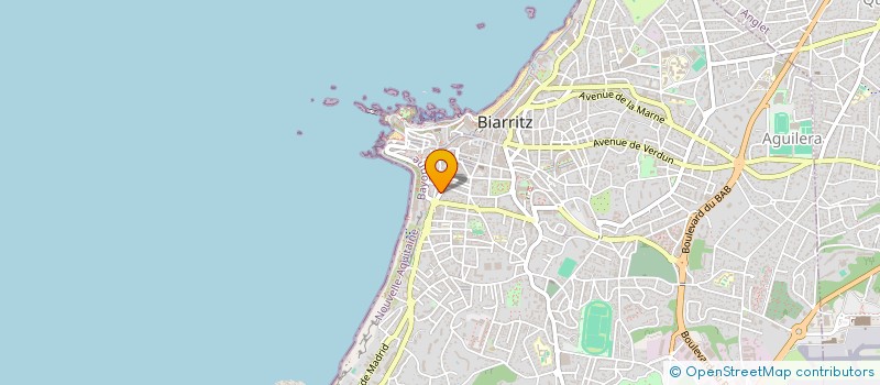 localisation de l'entreprise H.P.F. à BIARRITZ