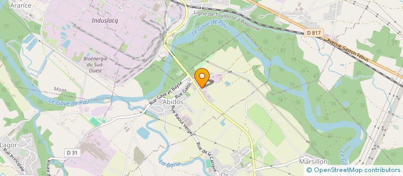 localisation de l'entreprise H.P.G.  ABIDOS