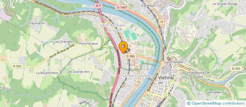 localisation de l'entreprise H.P.G  SAINT-ROMAIN-EN-GAL