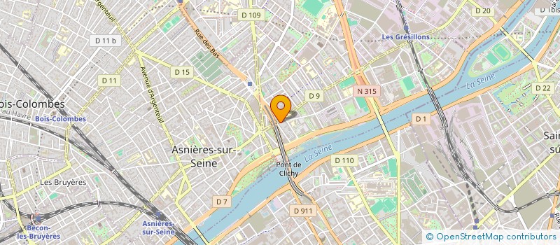 localisation de l'entreprise H P J PHARMA  ASNIERES-SUR-SEINE