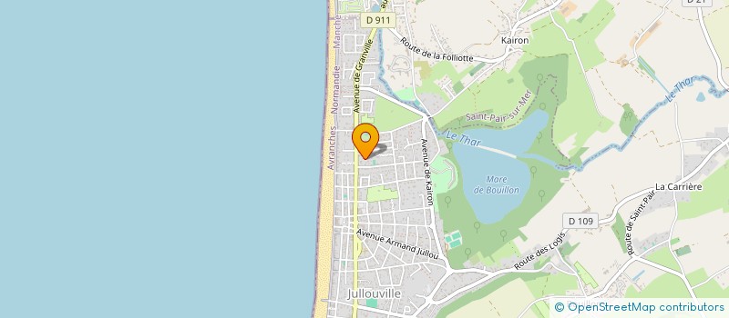 localisation de l'entreprise H.P.M  JULLOUVILLE