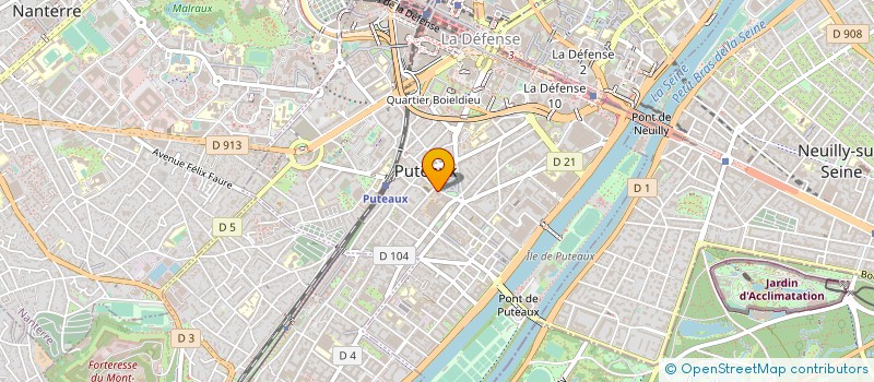 localisation de l'entreprise H.P.P.  PUTEAUX