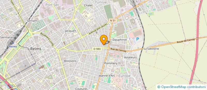 localisation de l'entreprise H P PLOMBERIE  REIMS