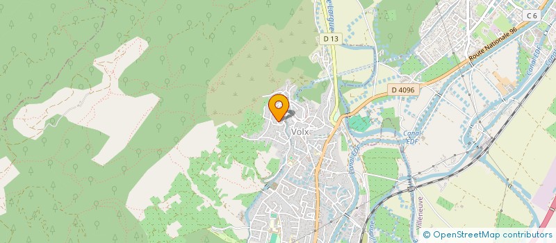 localisation de l'entreprise H.P.S.A  VOLX