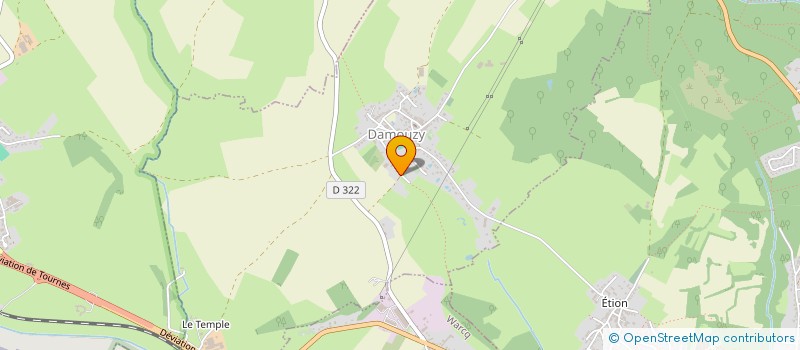 localisation de l'entreprise H.P SOUDURE  DAMOUZY