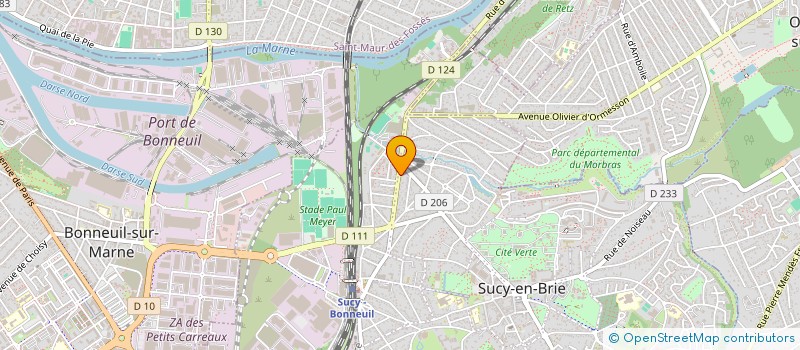 localisation de l'entreprise H PLUS K  SUCY-EN-BRIE