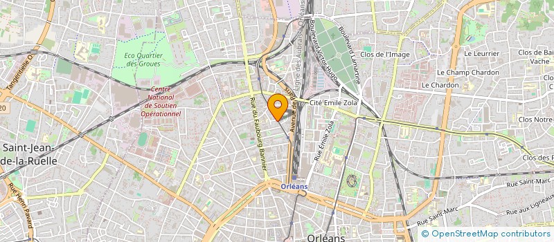 localisation de l'entreprise H PORTHEAULT FINANCES à ORLEANS