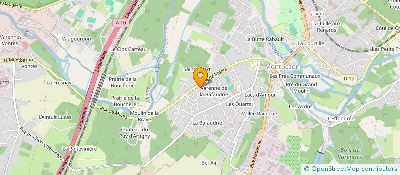 localisation de l'entreprise H-PRO  MONTBAZON