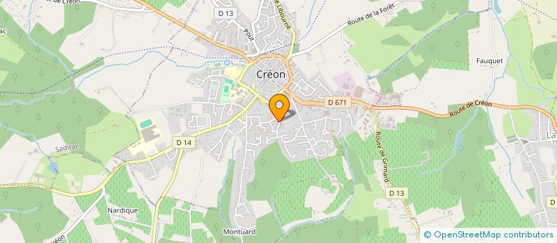 localisation de l'entreprise H PRO SERVICES  CREON