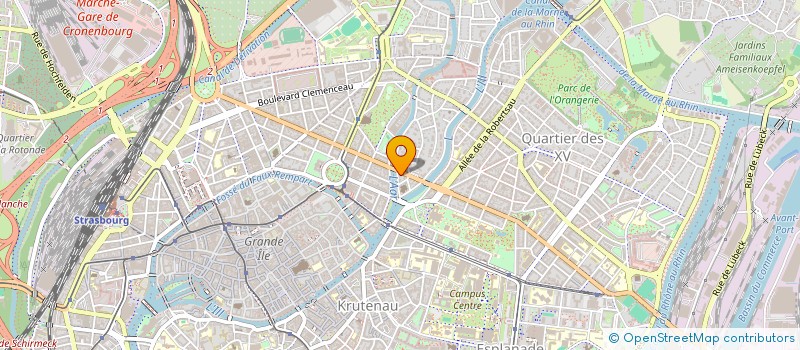 localisation de l'entreprise H PUBLICITE à STRASBOURG