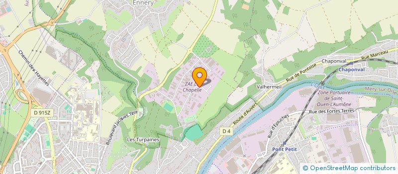 localisation de l'entreprise H Q AIR à ENNERY