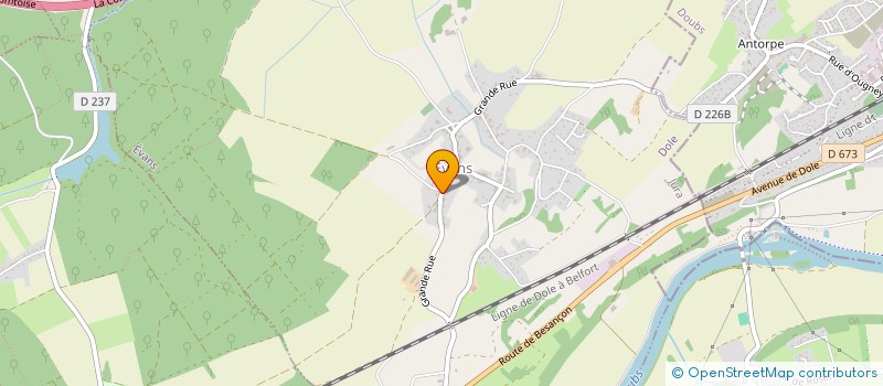 localisation de l'entreprise H&R  EVANS