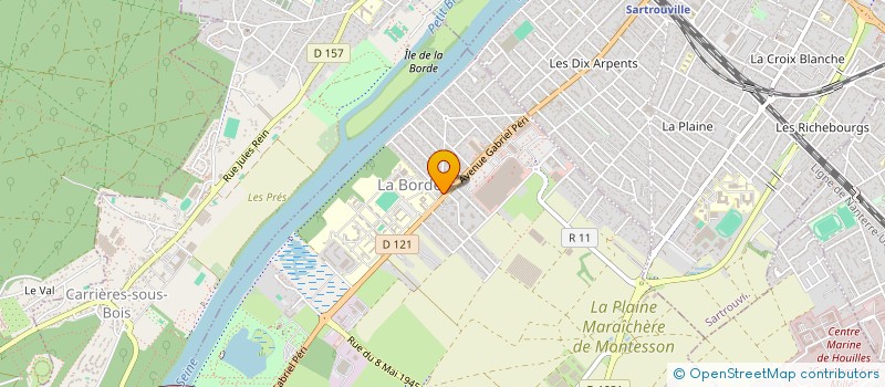 localisation de l'entreprise H&R  MONTESSON