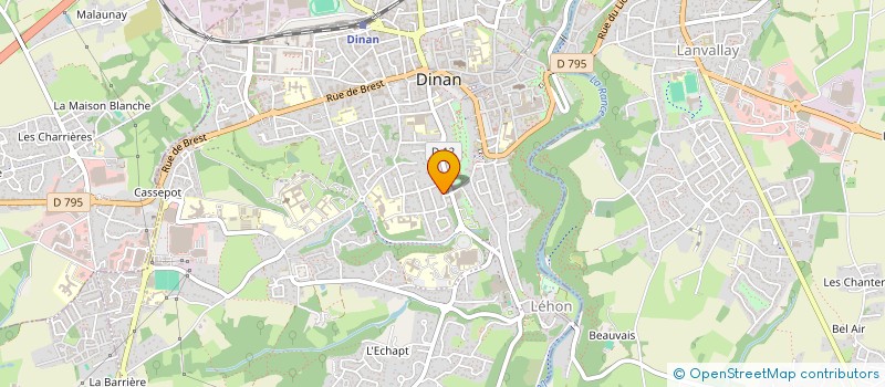localisation de l'entreprise H & R à DINAN