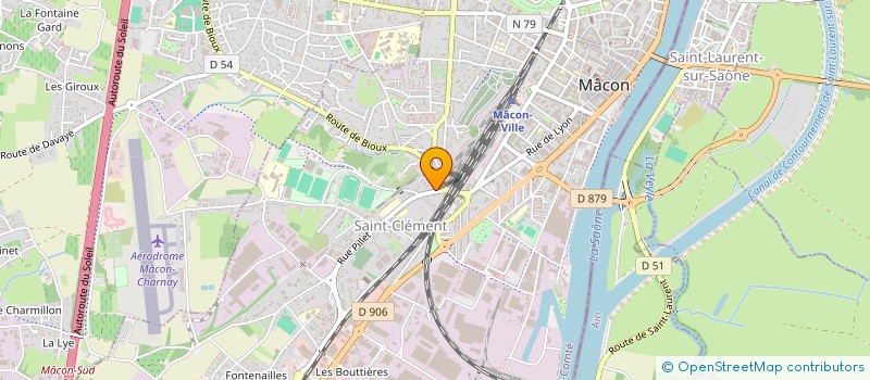localisation de l'entreprise H & R à MACON