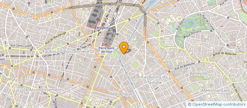 localisation de l'entreprise H.R.A.  PARIS