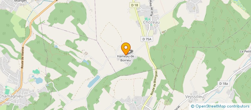 localisation de l'entreprise H.R.C. à CHOZEAU