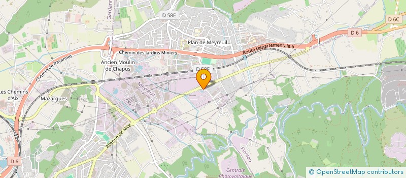 localisation de l'entreprise H.R.D. FRANCE  MEYREUIL