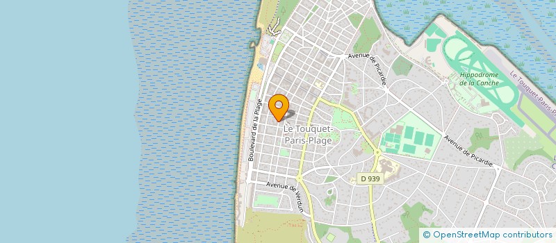 localisation de l'entreprise H.R.D. ST AUBERT à LE TOUQUET-PARIS-PLAGE