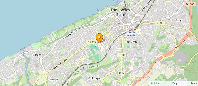 localisation de l'entreprise H R E  CONSULTING à THONON-LES-BAINS