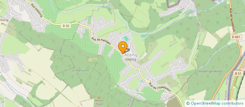 localisation de l'entreprise H&R ENERGIE  ALSTING