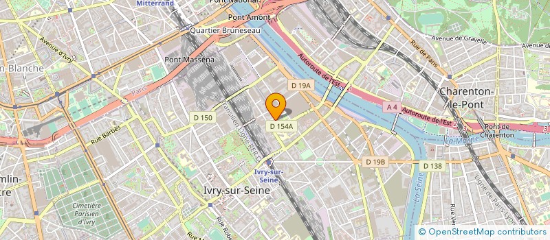 localisation de l'entreprise H & R EXPERT RECRUTEMENT à IVRY-SUR-SEINE