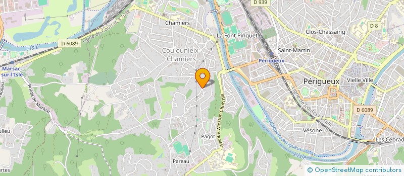 localisation de l'entreprise H & R GROUP  COULOUNIEIX-CHAMIERS