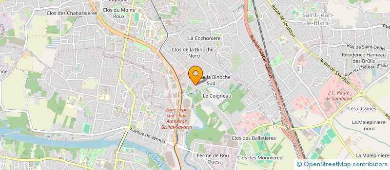 localisation de l'entreprise H.R.IM APT à ORLEANS