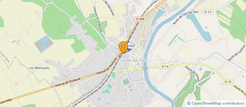 localisation de l'entreprise H&R INVESTMENT à LISLE-SUR-TARN