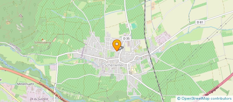 localisation de l'entreprise H.R. LOCATION  SCHERWILLER