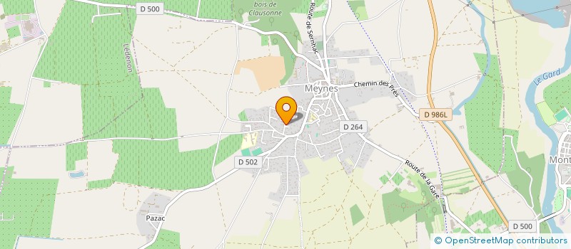 localisation de l'entreprise H&R PATRIMOINE  MEYNES