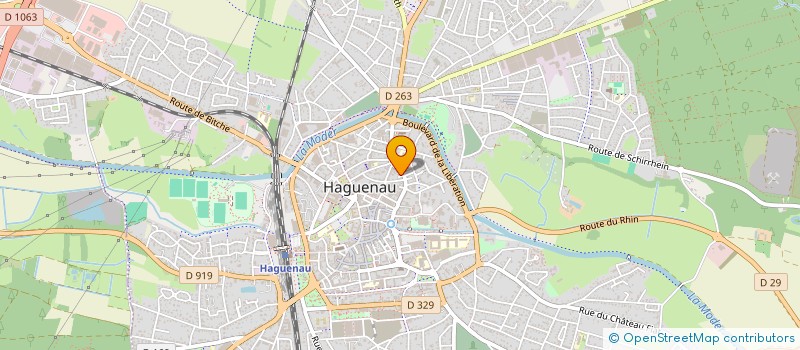 localisation de l'entreprise H   R VERWALTUNG  HAGUENAU