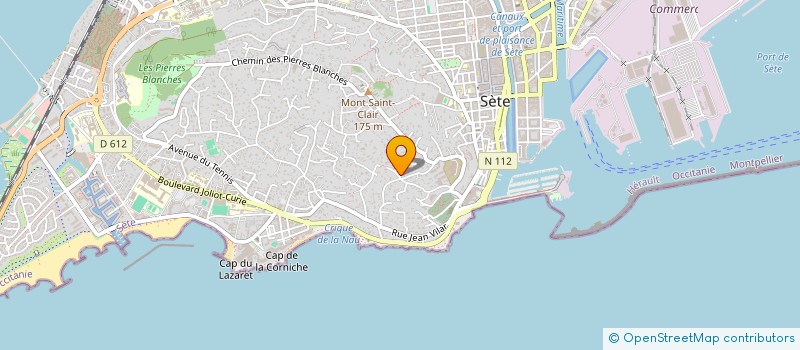 localisation de l'entreprise H RENTING à SETE