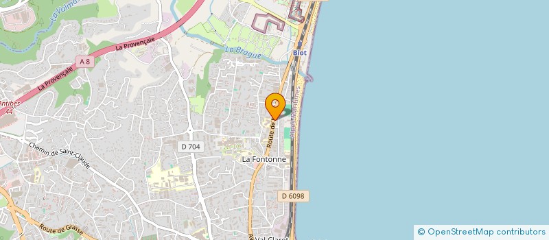 localisation de l'entreprise H-RK à ANTIBES