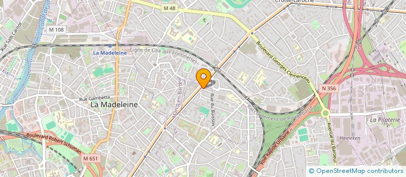 localisation de l'entreprise H S à LILLE