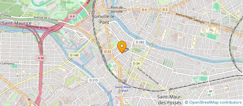 localisation de l'entreprise H.S. à SAINT-MAUR-DES-FOSSES