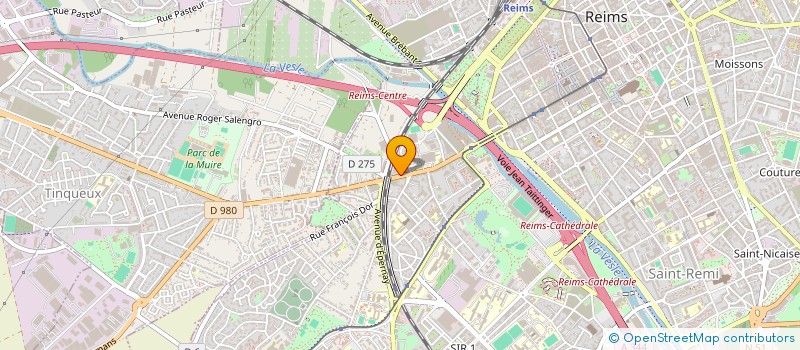 localisation de l'entreprise H.S.  REIMS