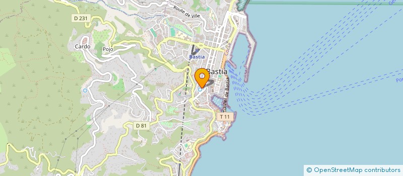localisation de l'entreprise H&S à BASTIA