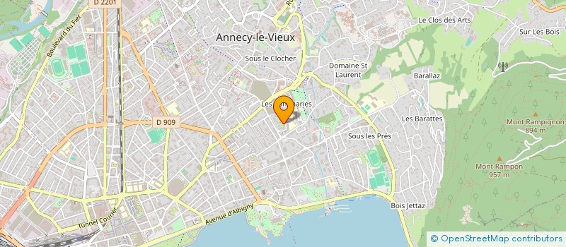 localisation de l'entreprise H & S  ANNECY